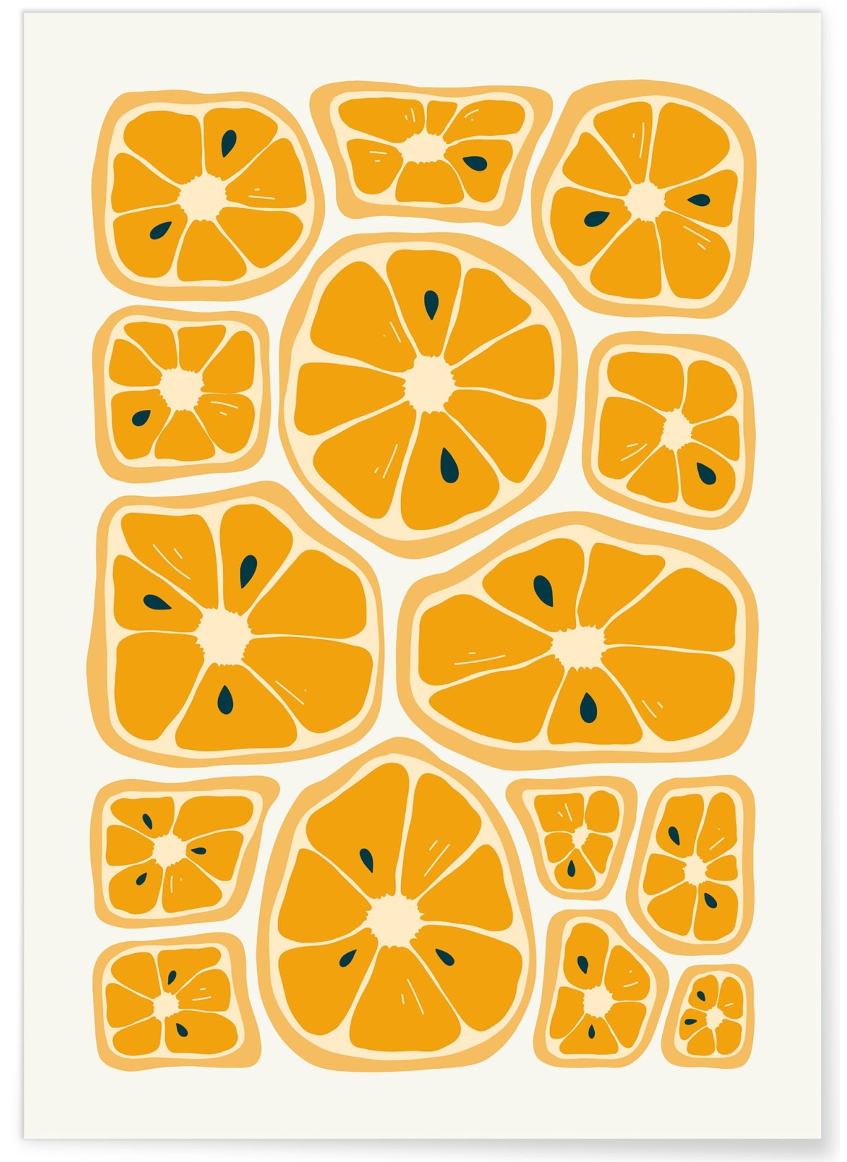 Affiche Rondelles d'Oranges