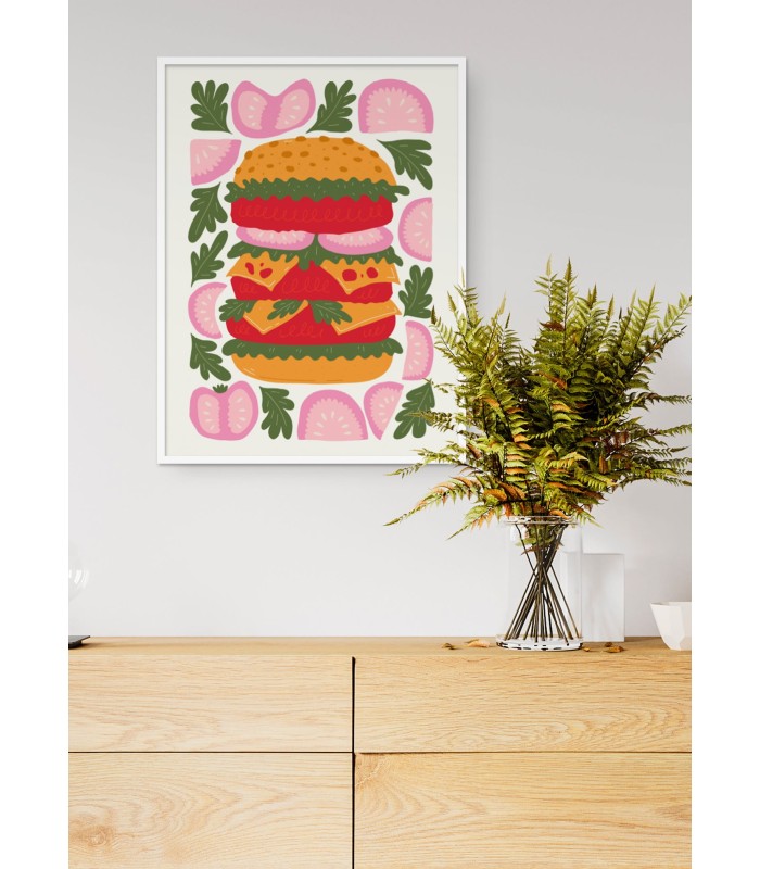 Affiche Burger Gourmet