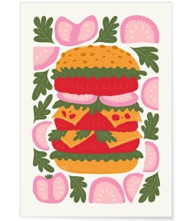 Affiche Burger Gourmet
