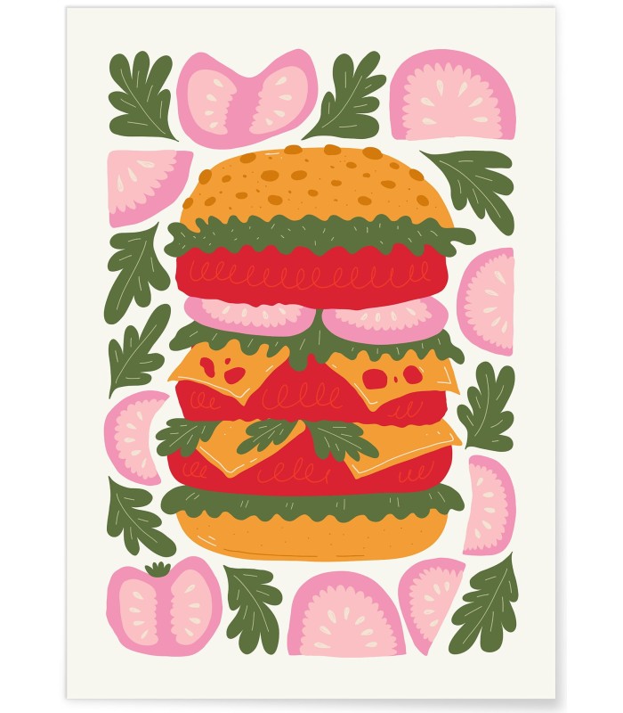 Affiche Burger Gourmet
