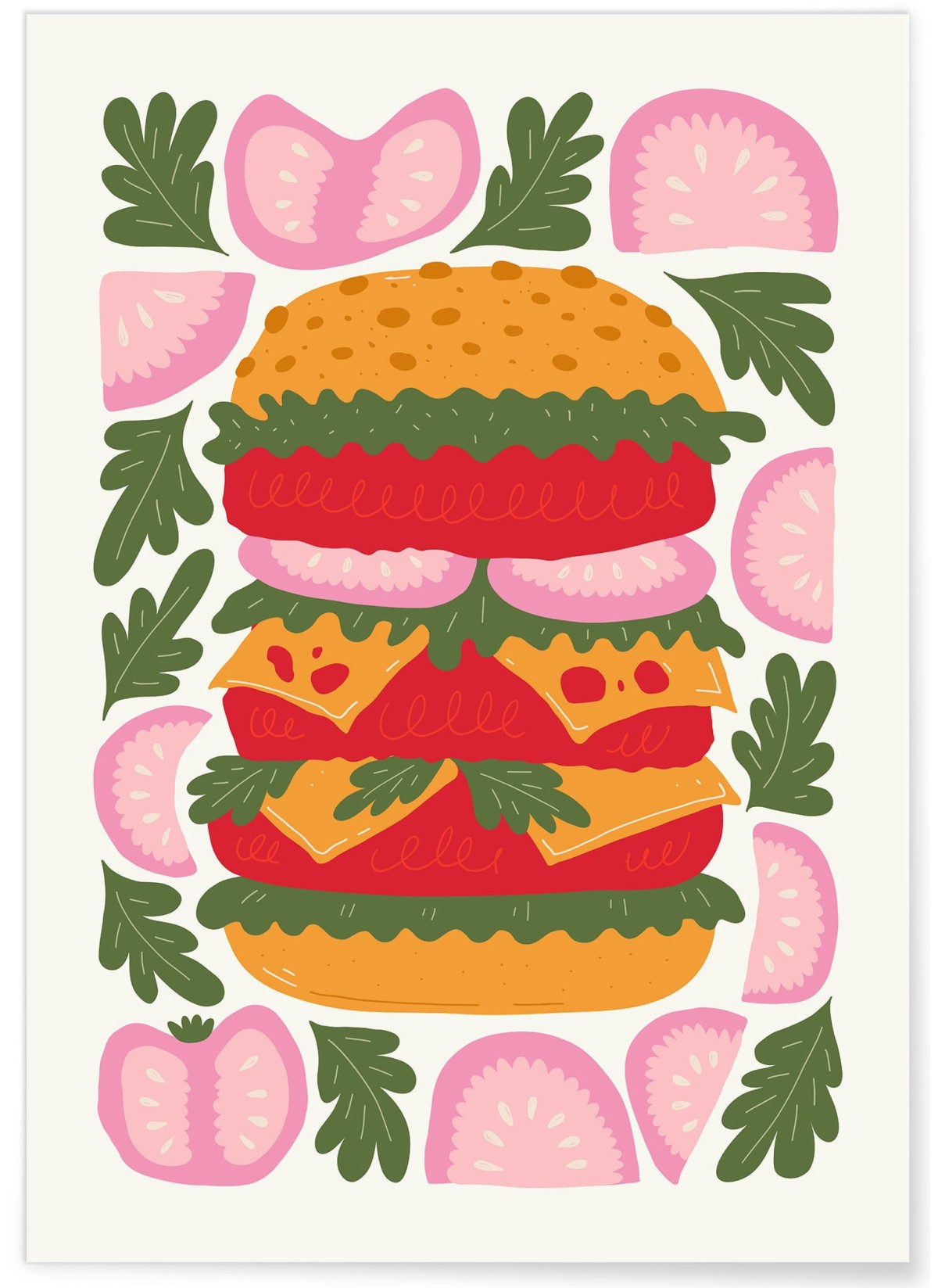 Affiche Burger Gourmet