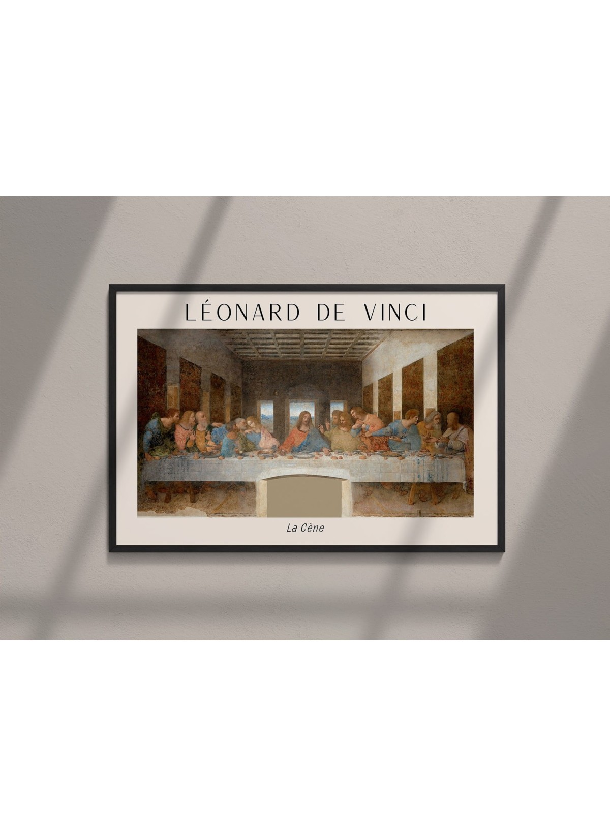 Affiche Léonard de Vinci La Cène