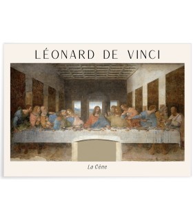 Affiche Léonard de Vinci La Cène