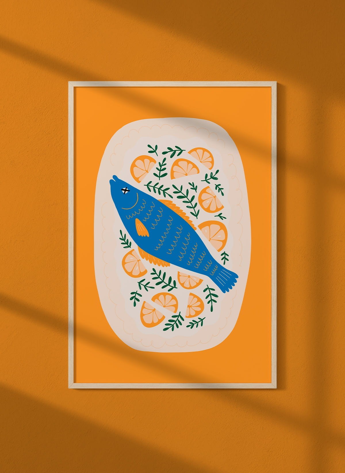 Affiche Poisson aux Citrons