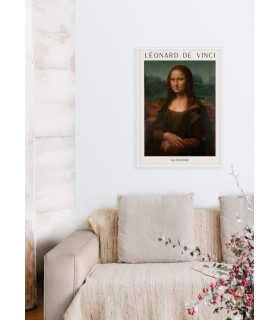 Affiche Léonard de Vinci La Joconde