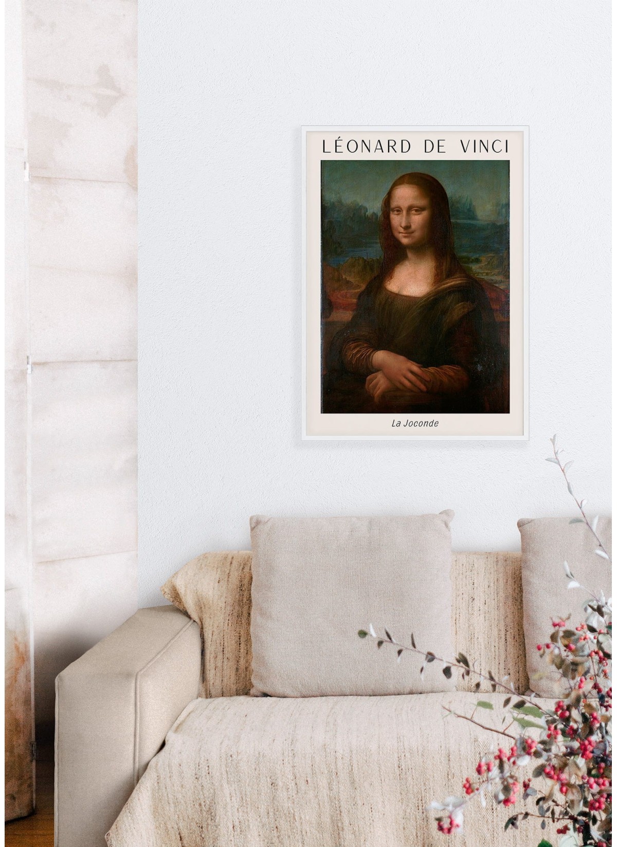 Affiche Léonard de Vinci La Joconde