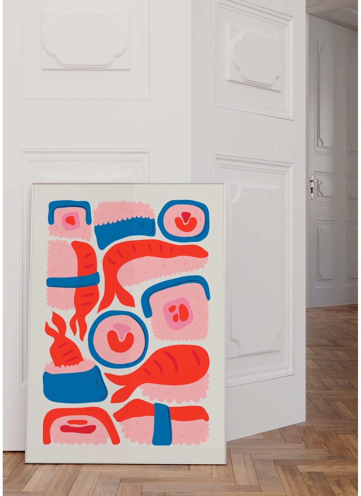 Affiche Assortiment de Sushis