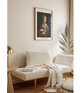 Affiche Léonard de Vinci La Dame à l'Hermine