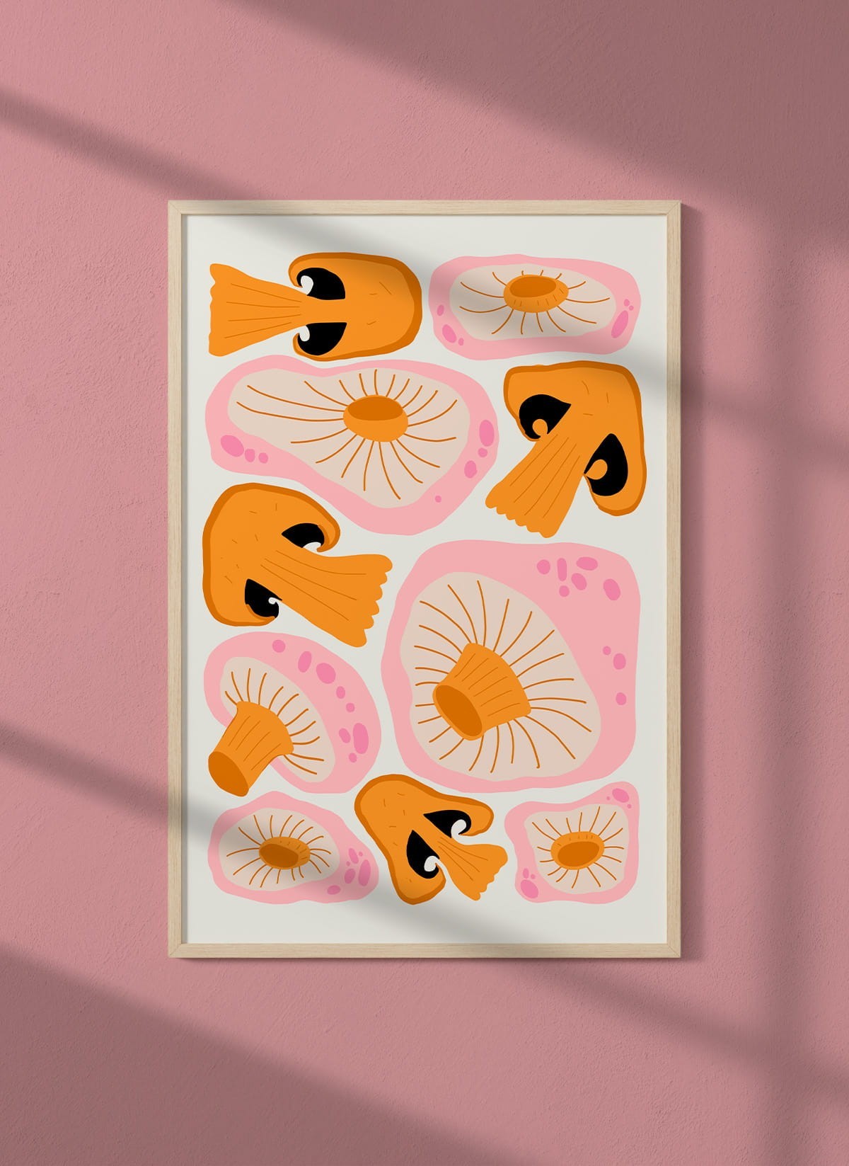Affiche Champignons Forestiers