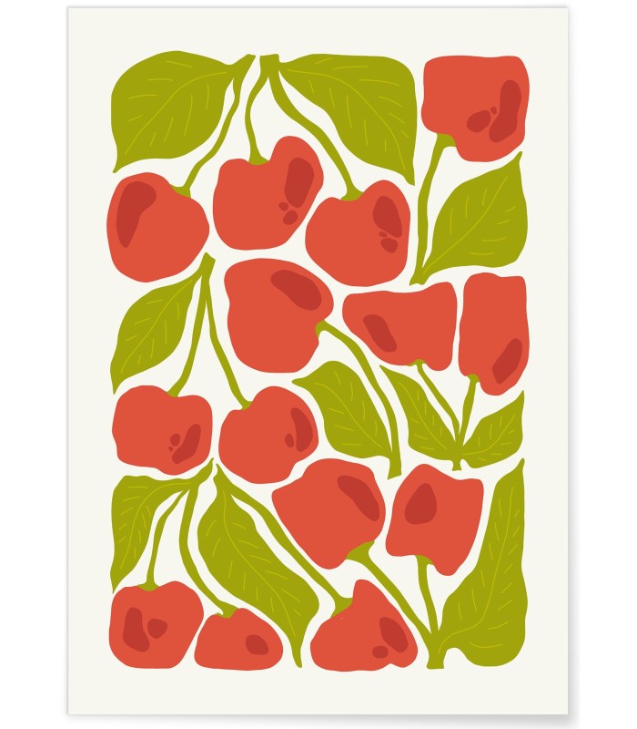 Affiche Cerises du Verger