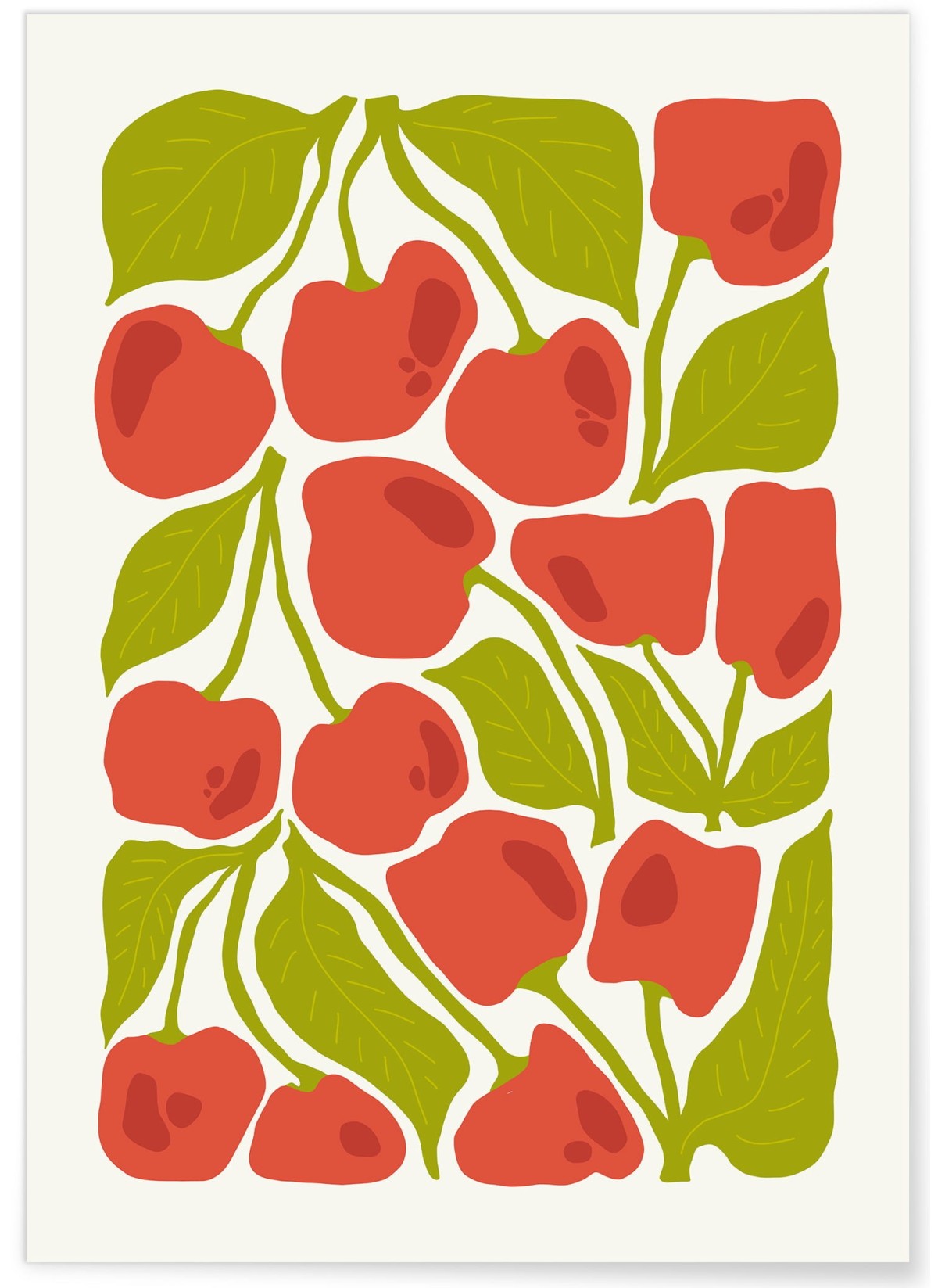 Affiche Cerises du Verger