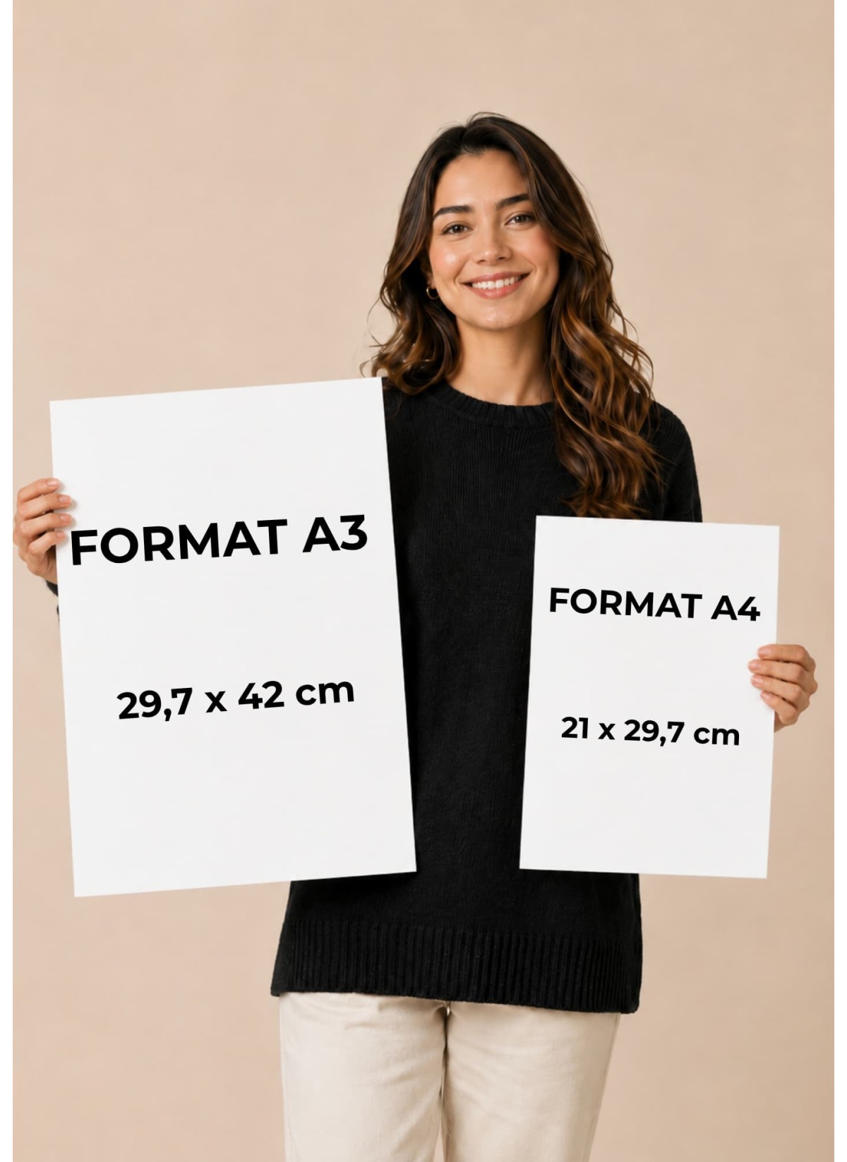 Pack d’affiches encadrées – toilettes : 4 affiches et cadres noirs | L’Afficherie