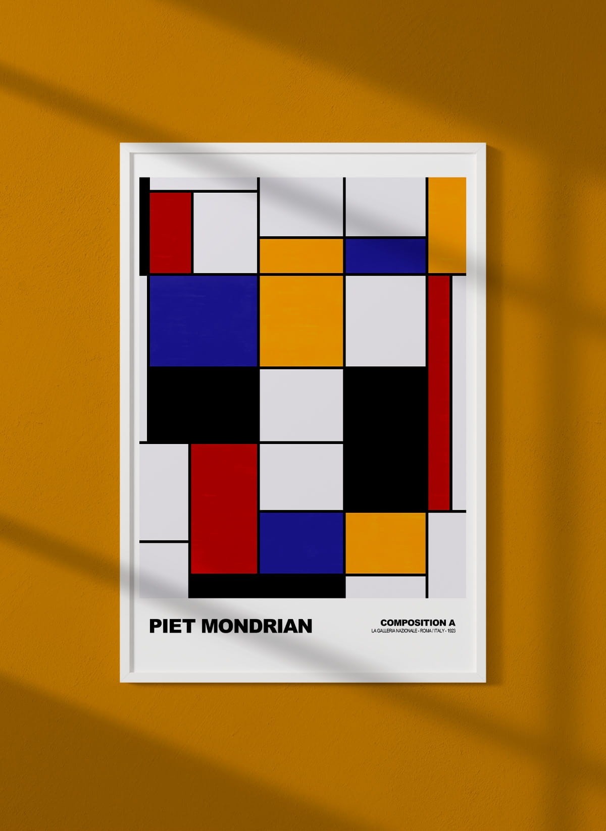 Affiche Piet Mondrian Composition A