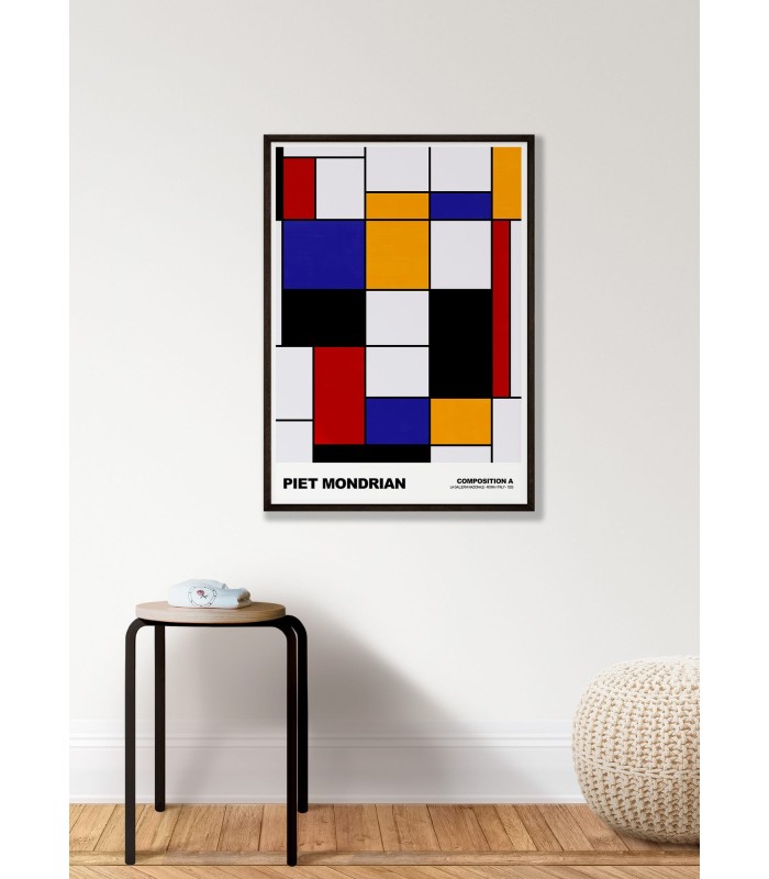 Affiche Piet Mondrian Composition A