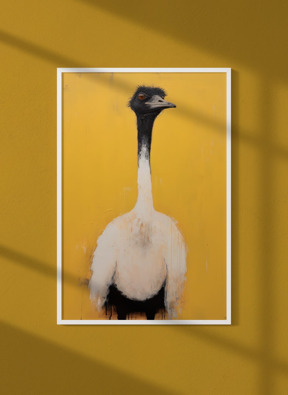 Affiche L'autruche jaune