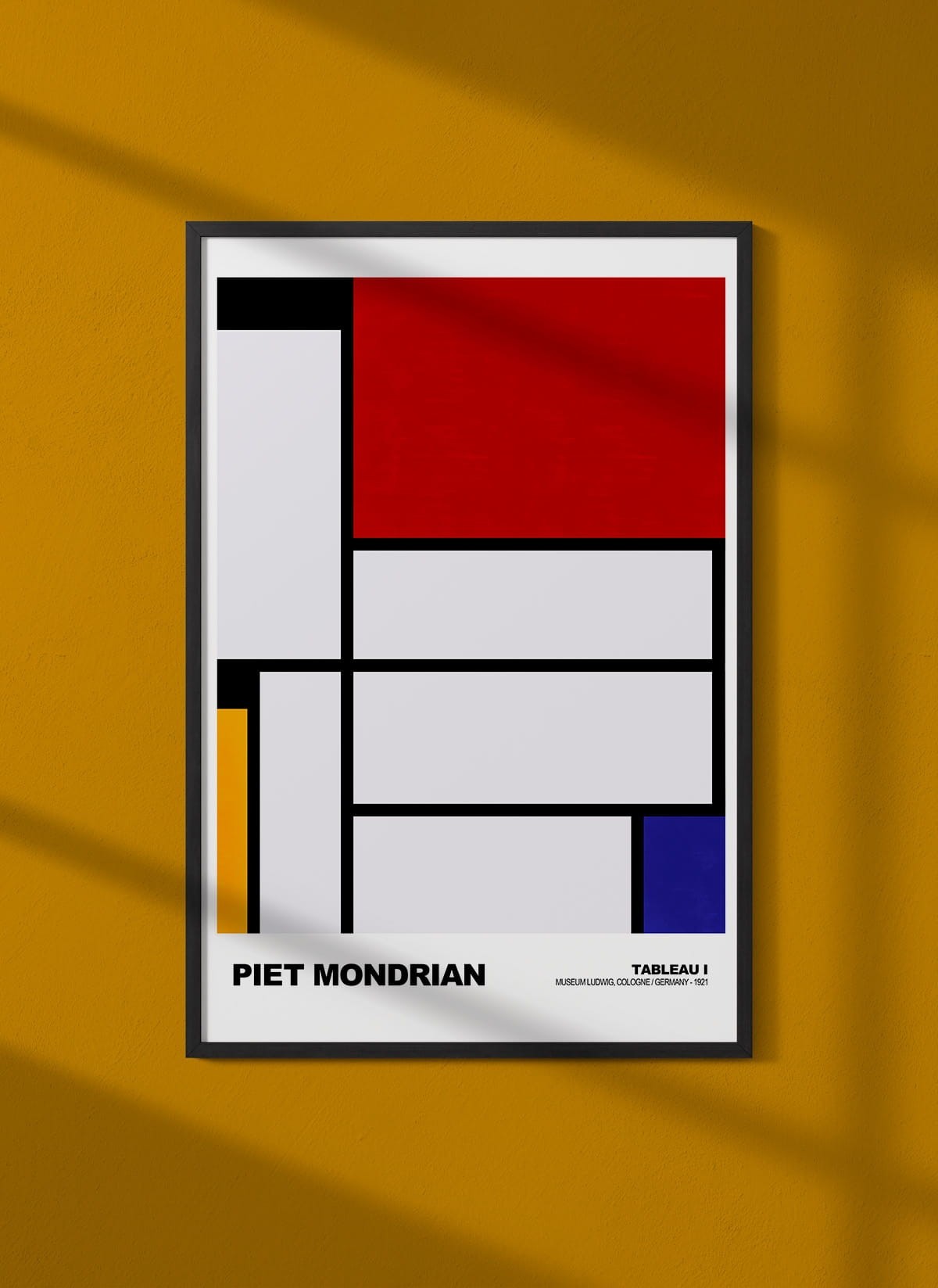 Affiche Piet Mondrian Tableau 1