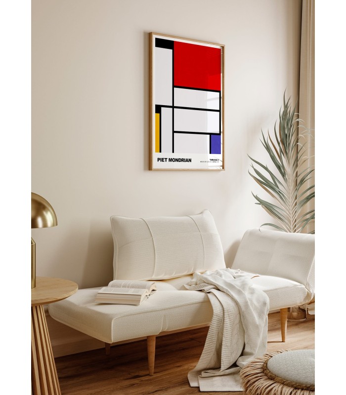 Affiche Piet Mondrian Tableau 1