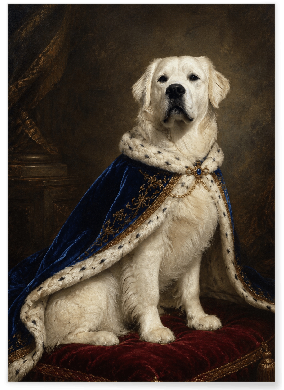 Portrait Royal pour animaux de compagnie