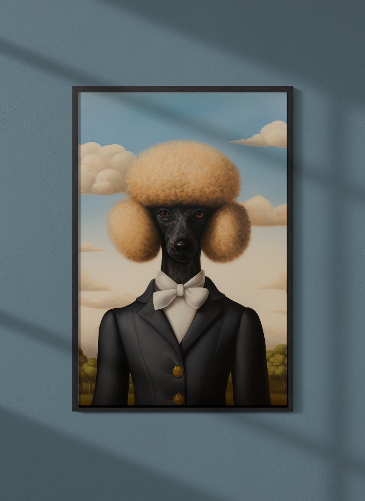 Affiche Le caniche gentleman
