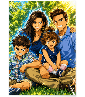 Affiche Personnalisée – Style Animé Manga | LAFFICHERIE