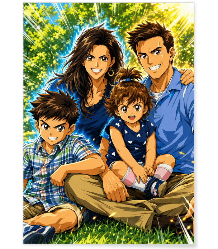 Affiche Personnalisée – Style Animé Manga | LAFFICHERIE