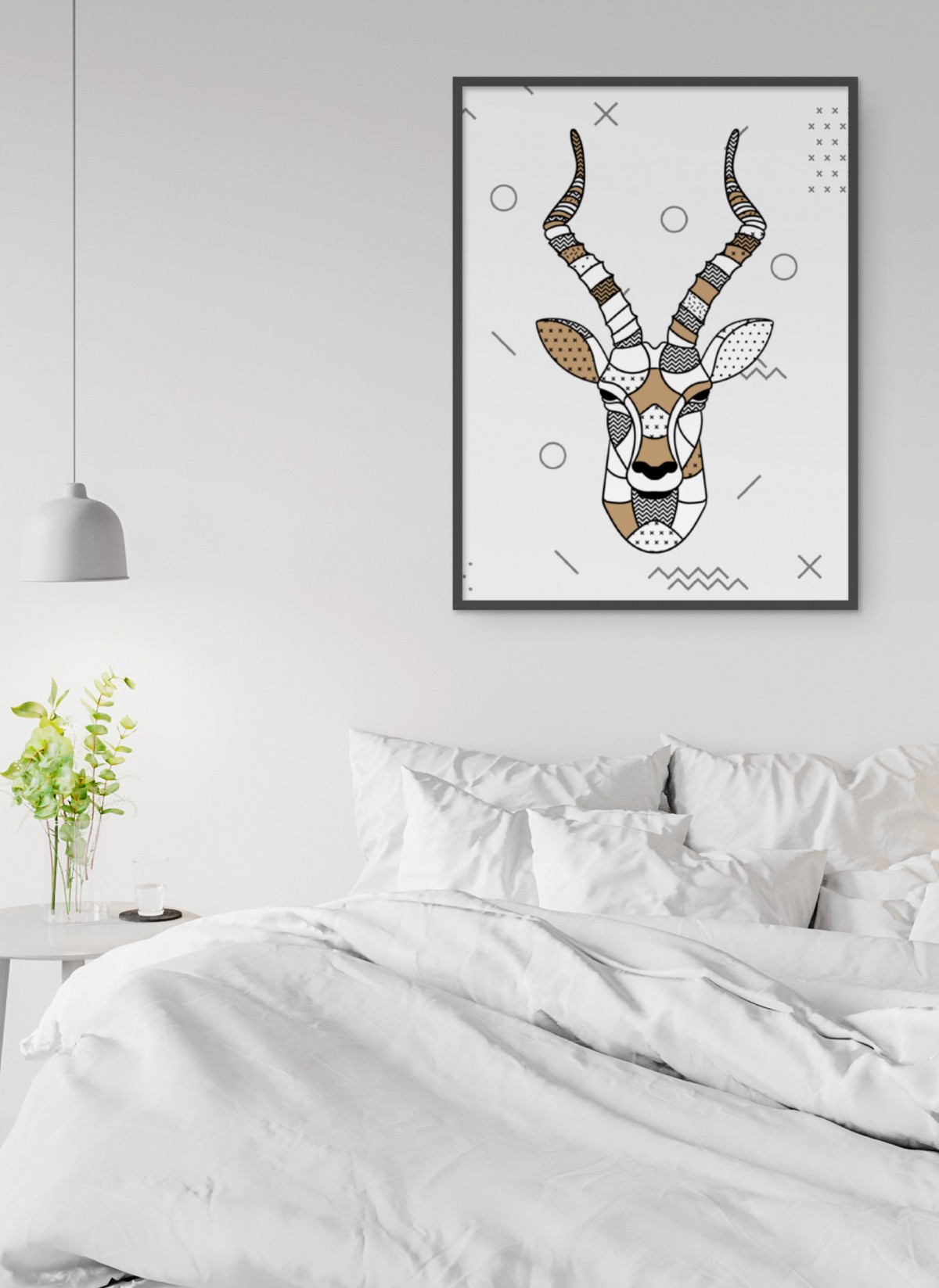 Poster Antilope scandinave
