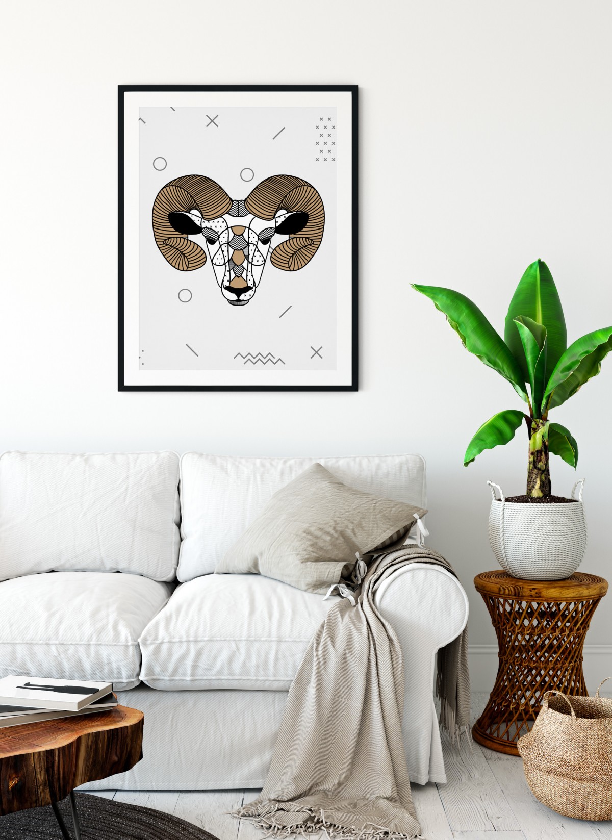 Affiche Bélier scandinave
