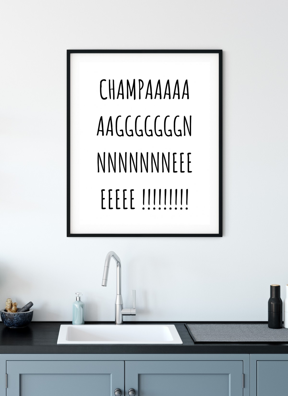 Poster Champagne