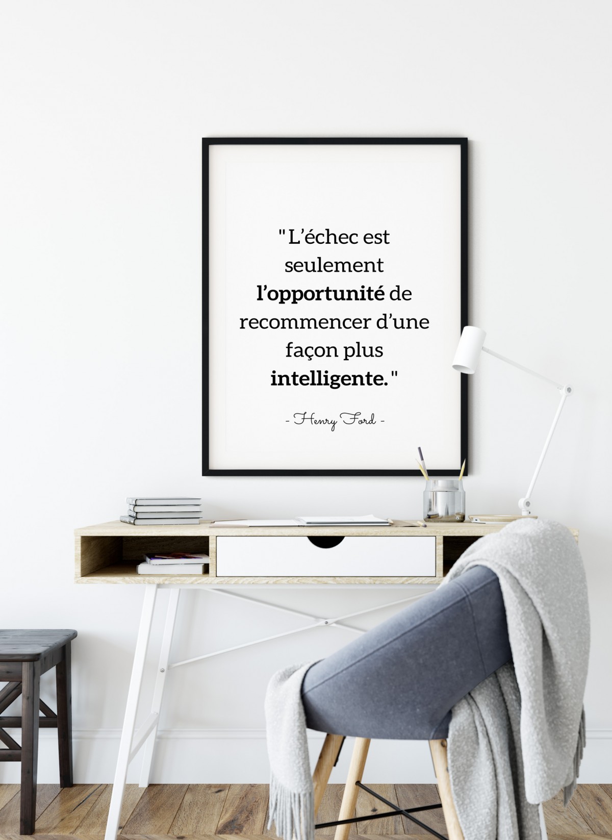 Affiche Citation Henry Ford : L'échec…