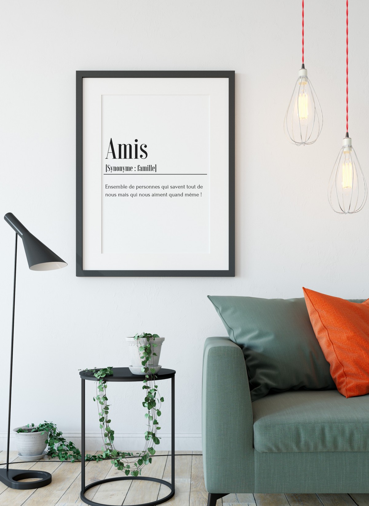 Affiche Définition Amis