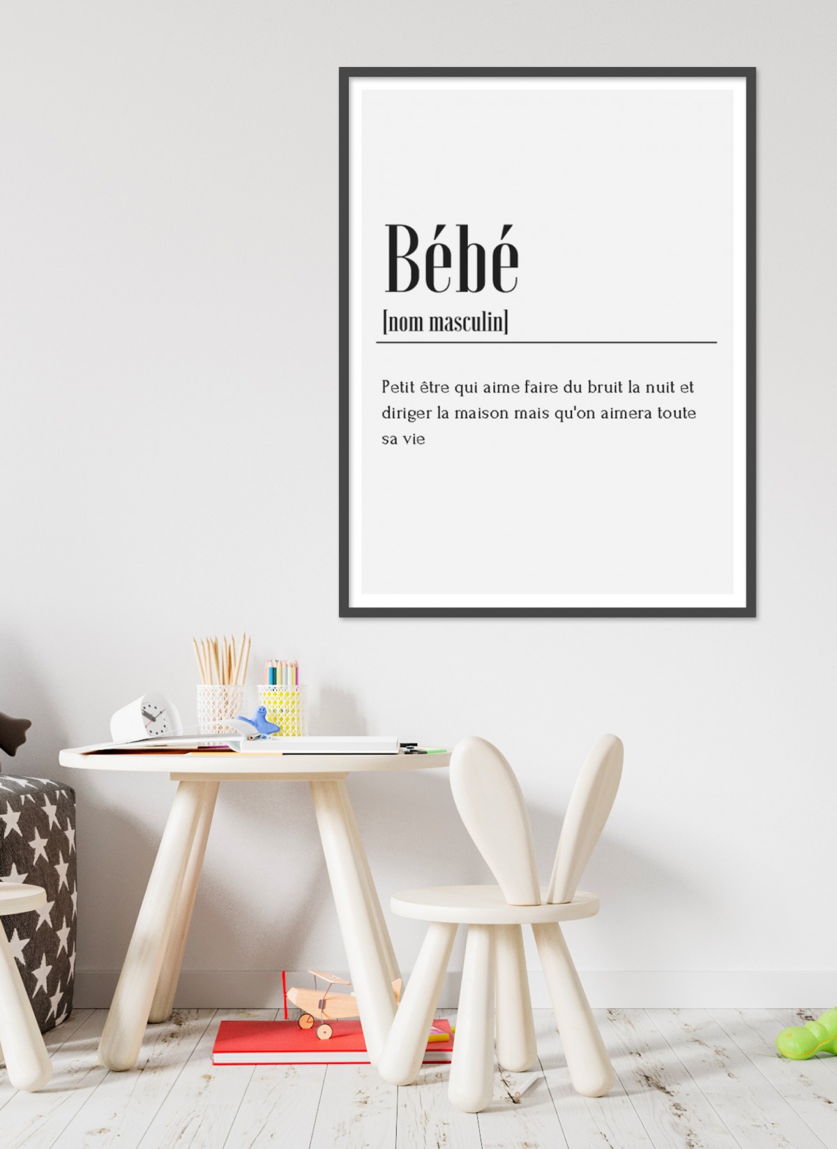 Affiche Définition Bébé