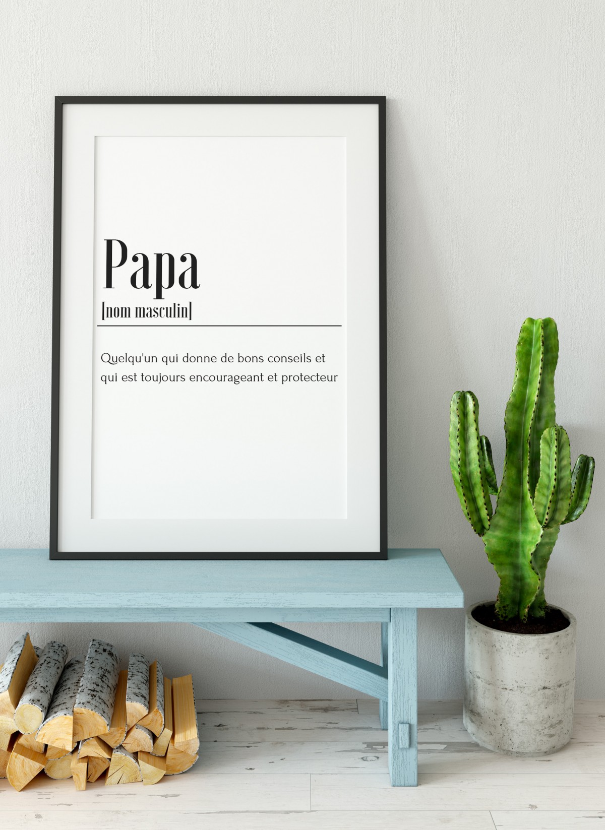 Affiche Définition Papa