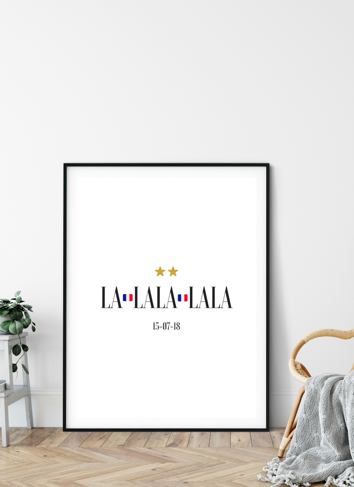 Poster France championne du Monde 2018