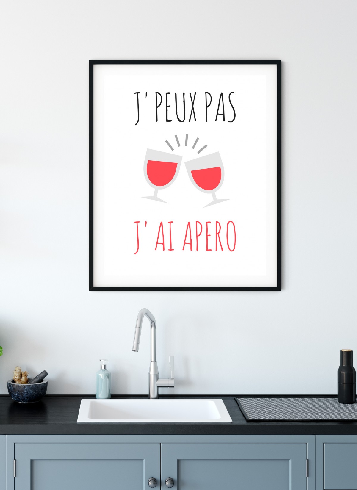Affiche J'peux pas j'ai apéro