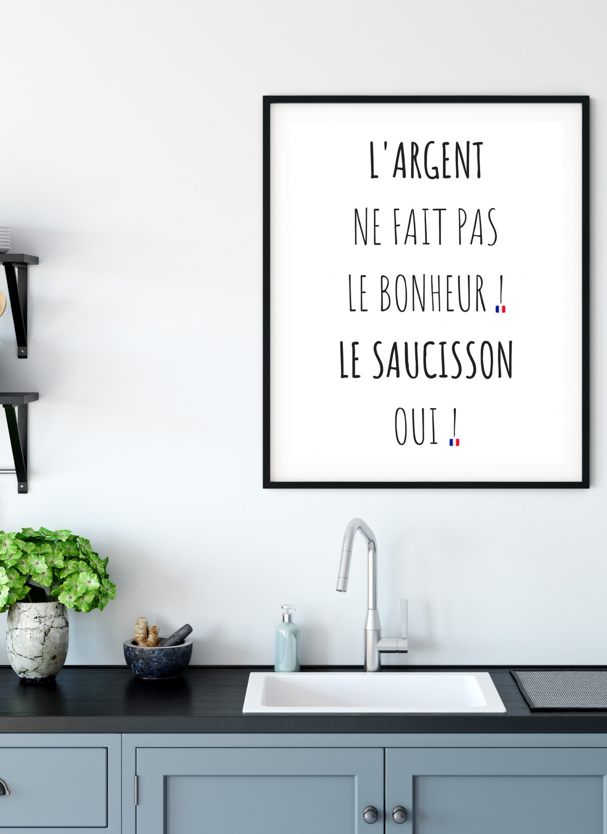 Affiche L'argent ne fait pas le bonheur