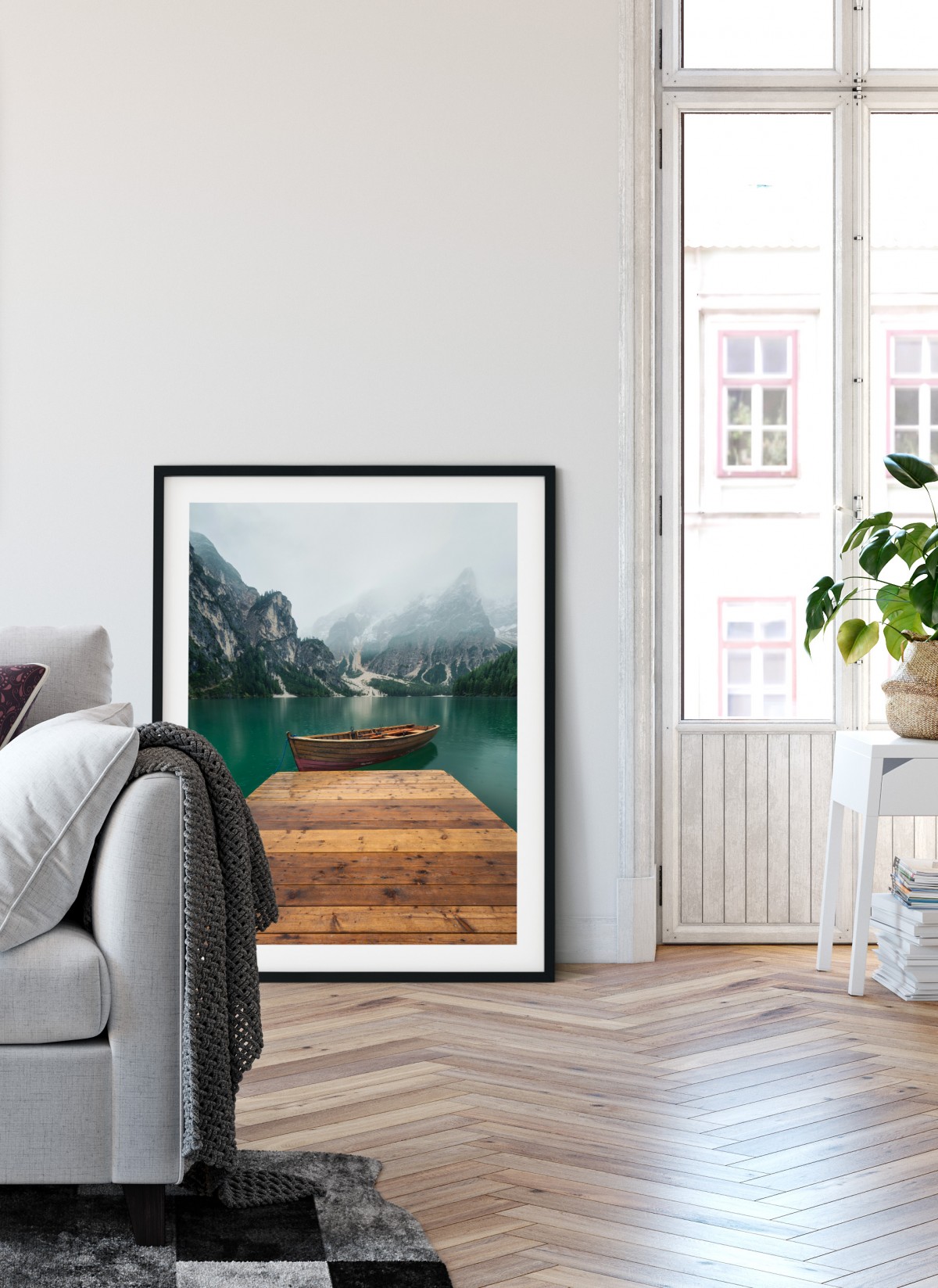 Poster Nature paysage montagnes