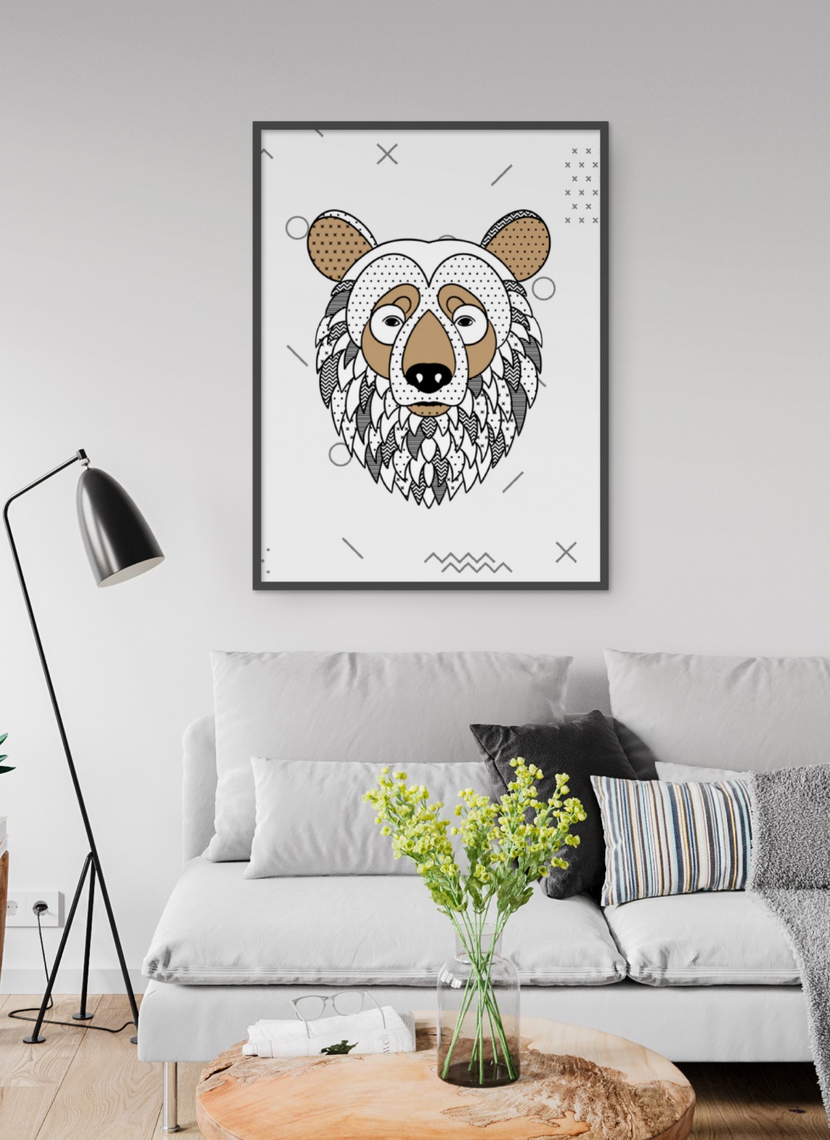 Affiche Ours scandinave