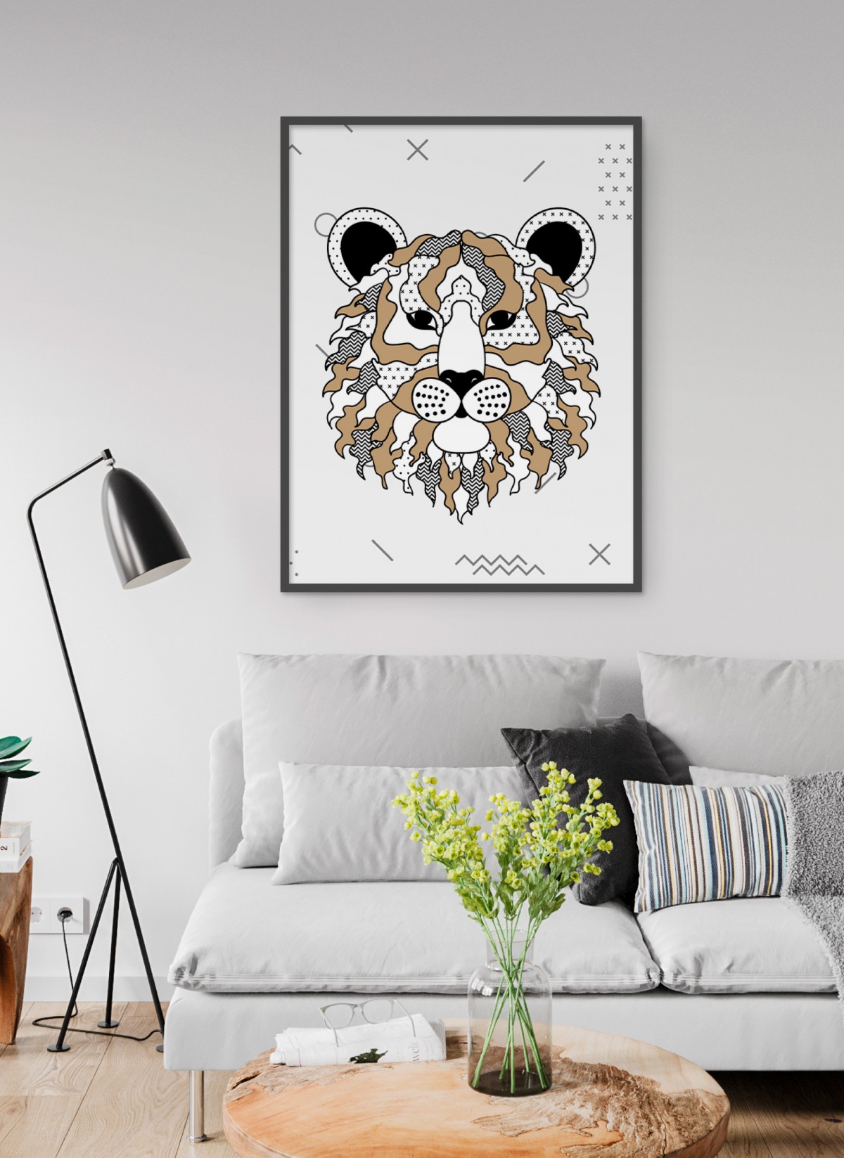Affiche Tigre scandinave