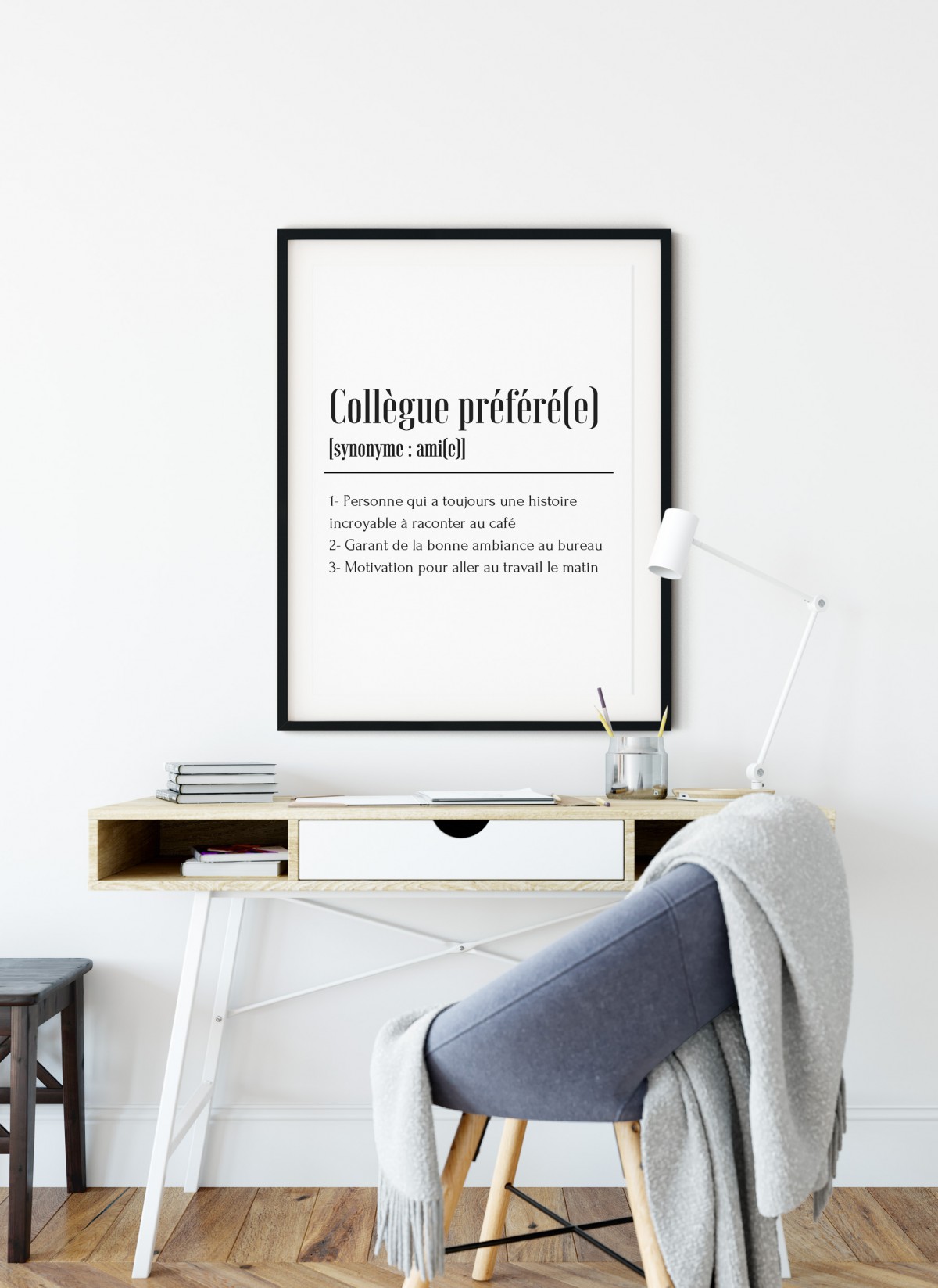 Affiche Définition Collègue préféré(e)