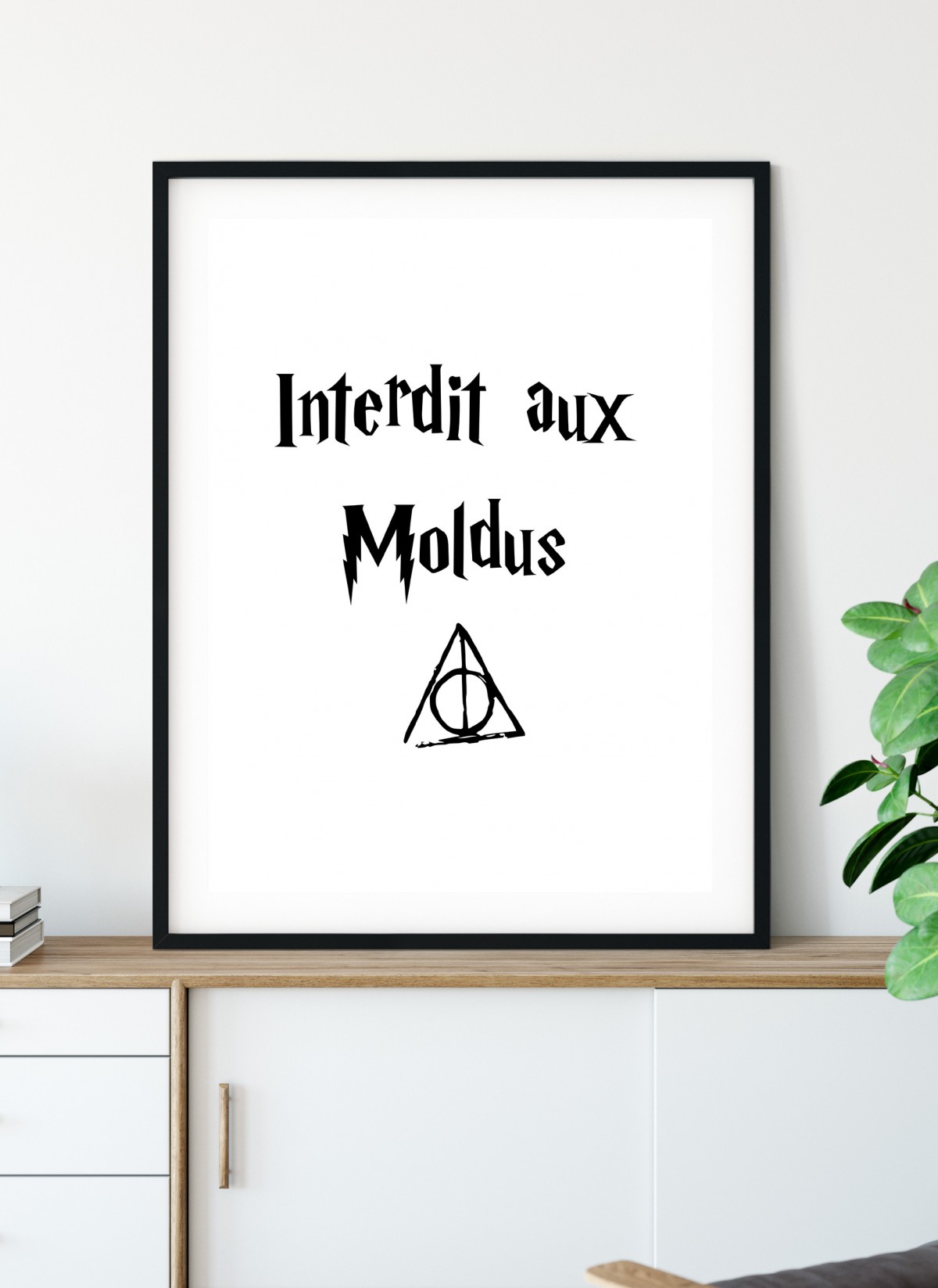 Affiche Interdit aux Moldus