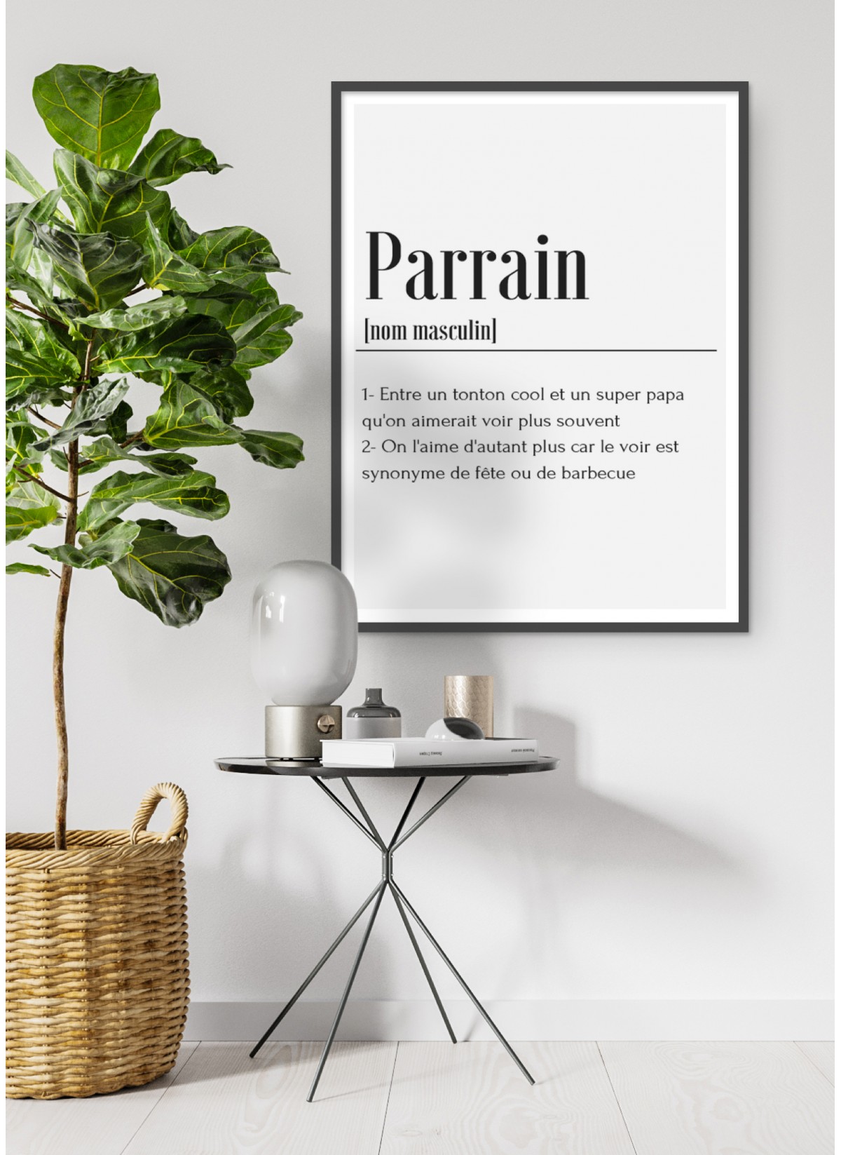 Affiche Définition Parrain
