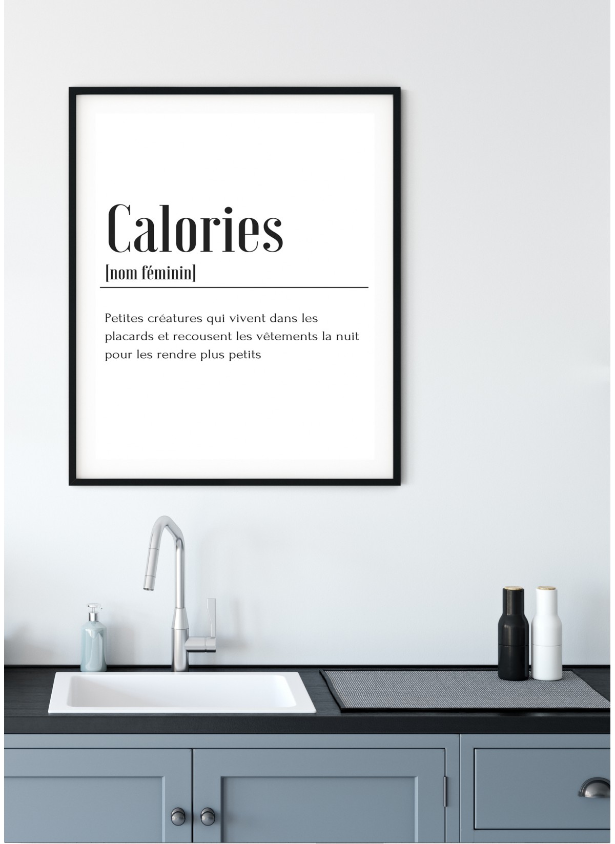 Affiche Définition Calories