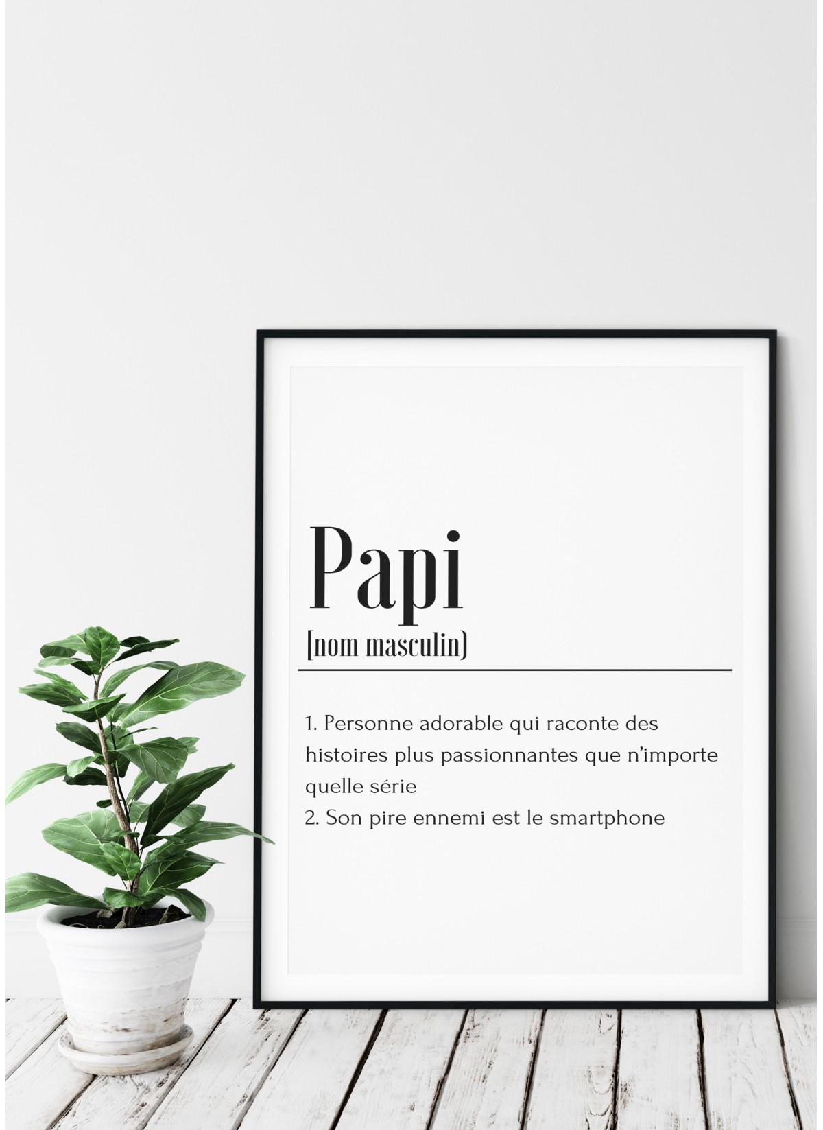 Affiche Définition Papi