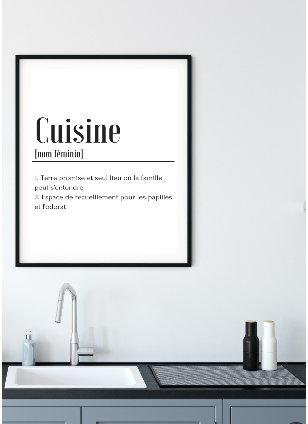 Affiche Définition Cuisine
