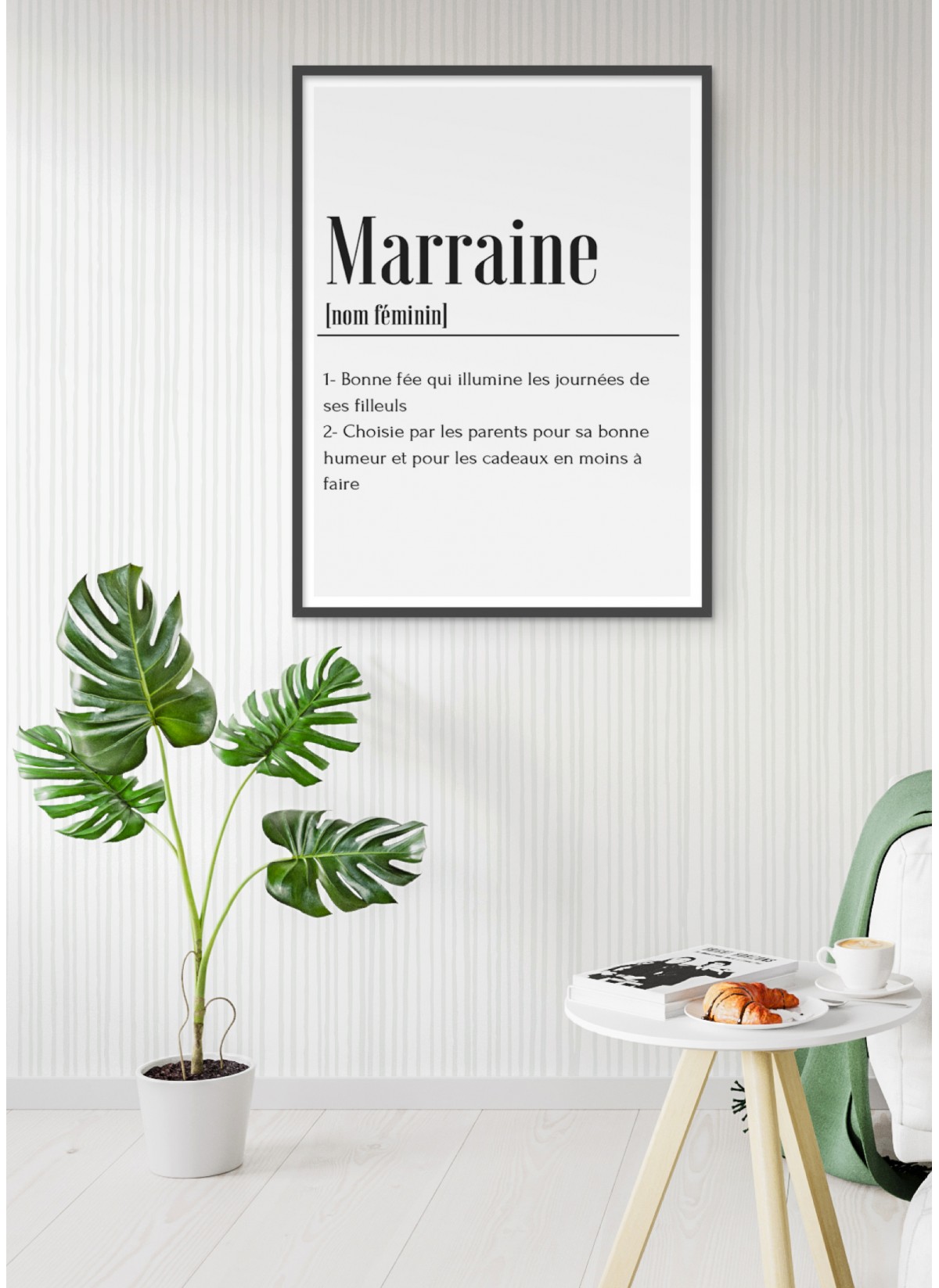 Affiche Définition Marraine