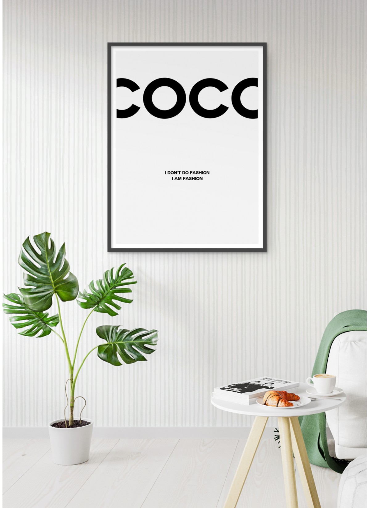 Affiche Coco "I am fashion"