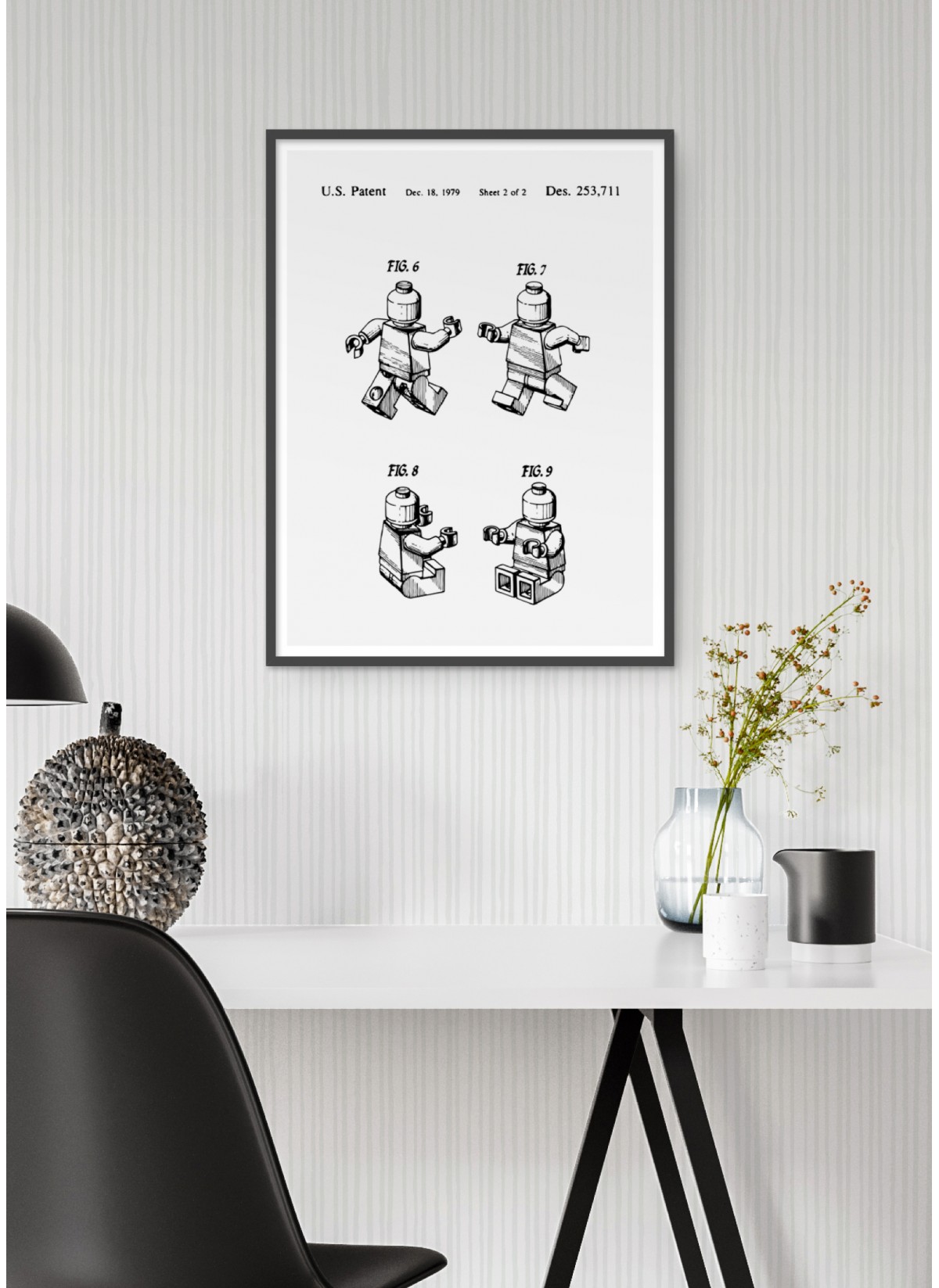 Affiche Brevet Lego
