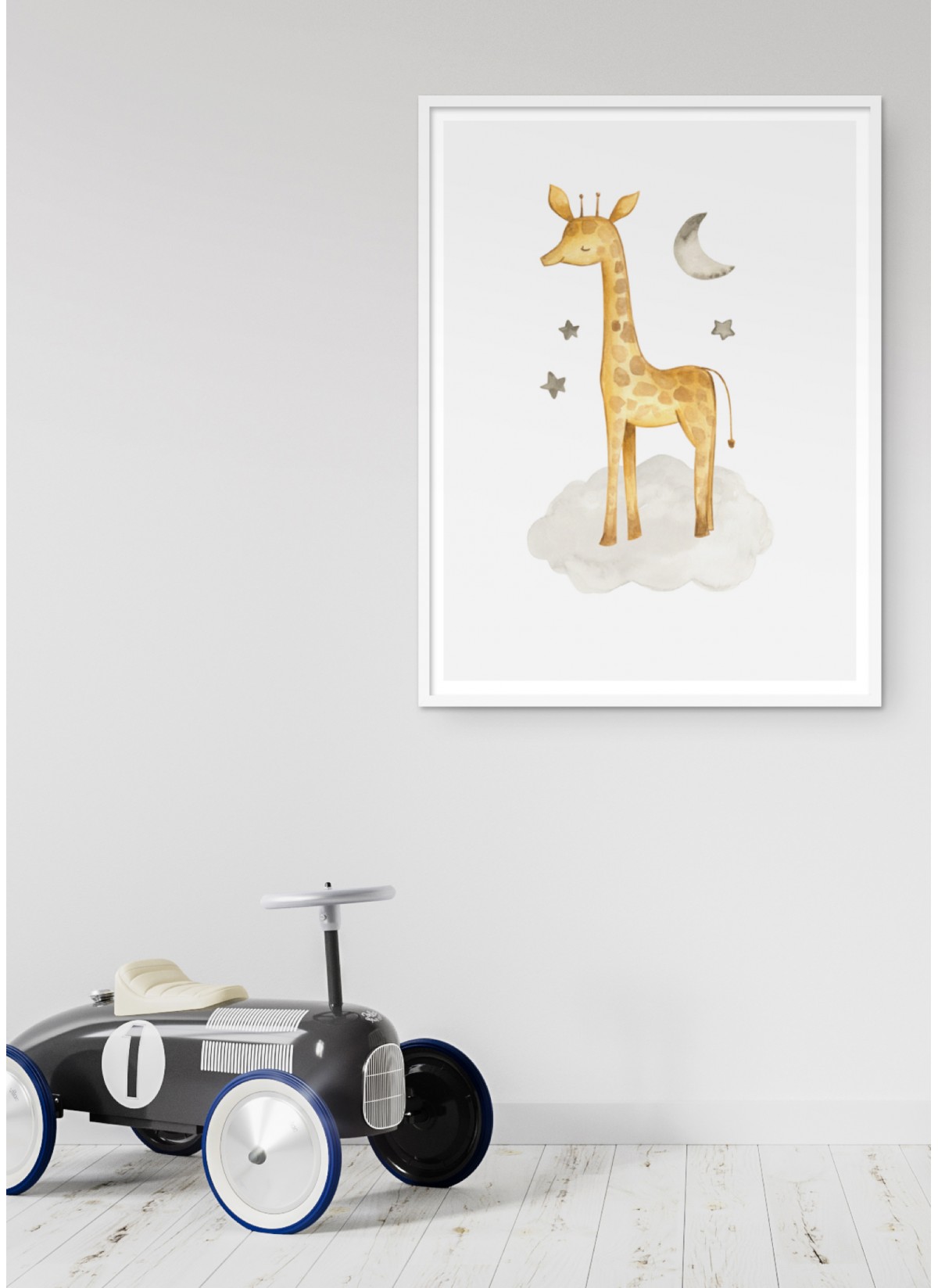 Affiche Enfant Girafe