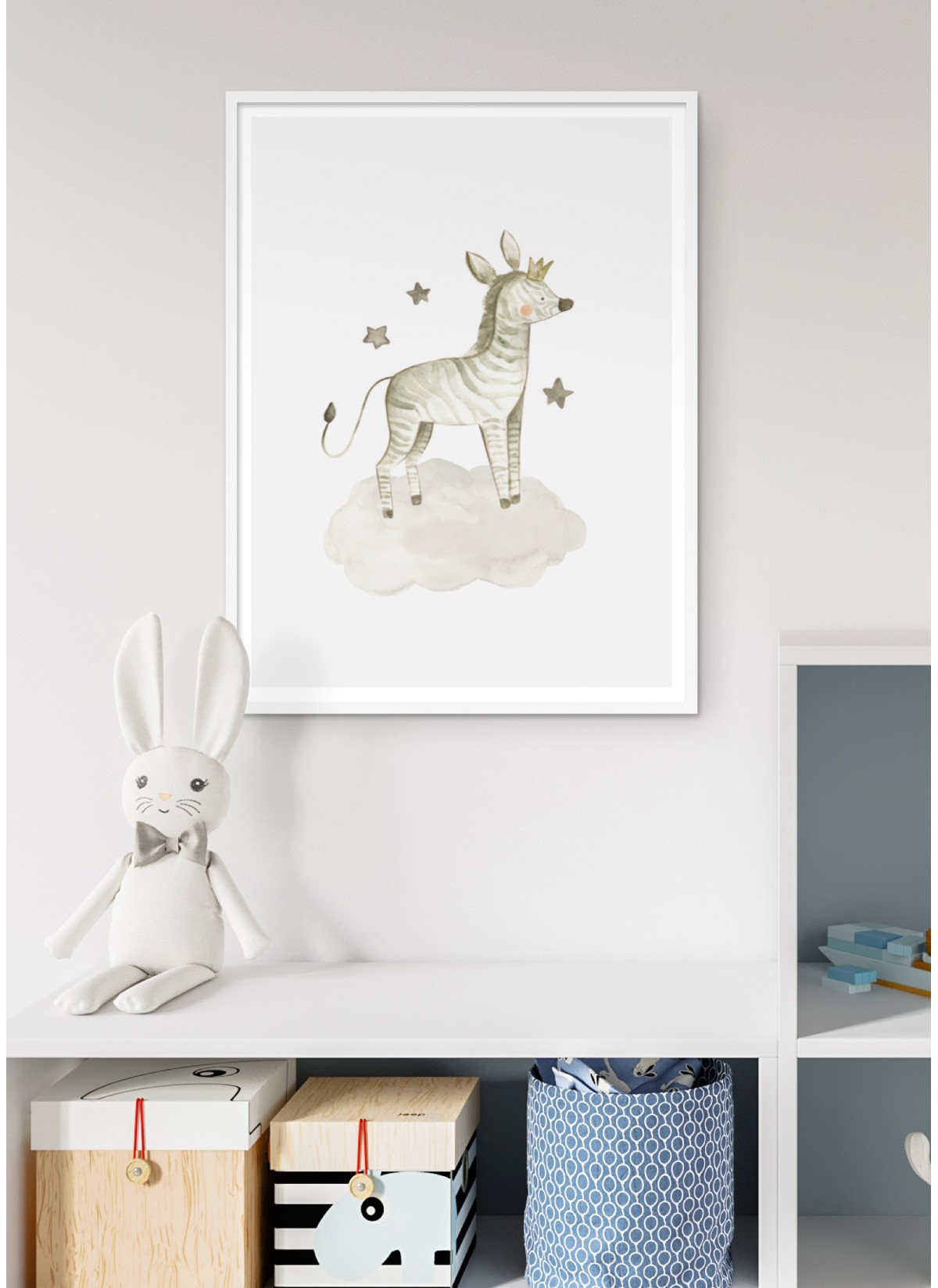 Affiche Bébé Zèbre