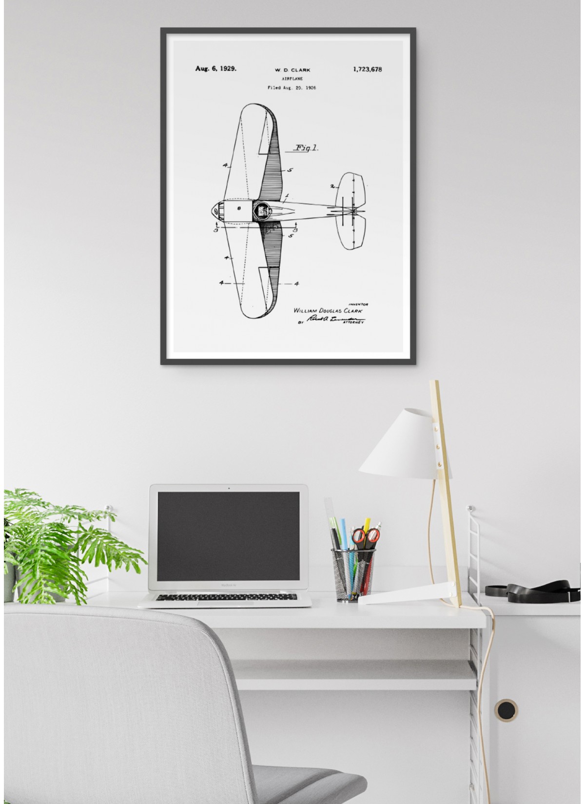 Affiche Brevet Avion
